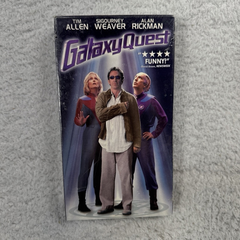 Galaxy Quest VHS 2000 DreamWorks Watermark Video NEW SEALED w/ Watermark Logo
